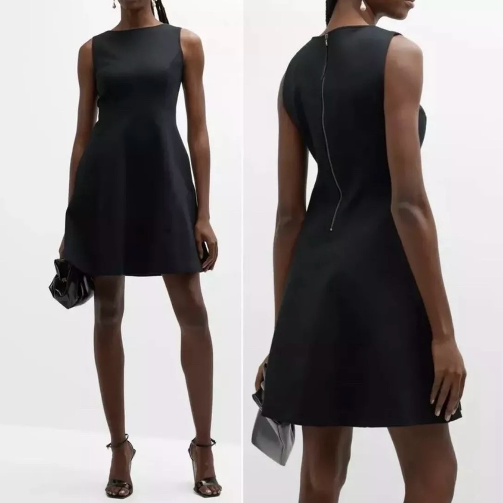 NWT Spanx The Perfect Fit & Flare Dress Black Size M